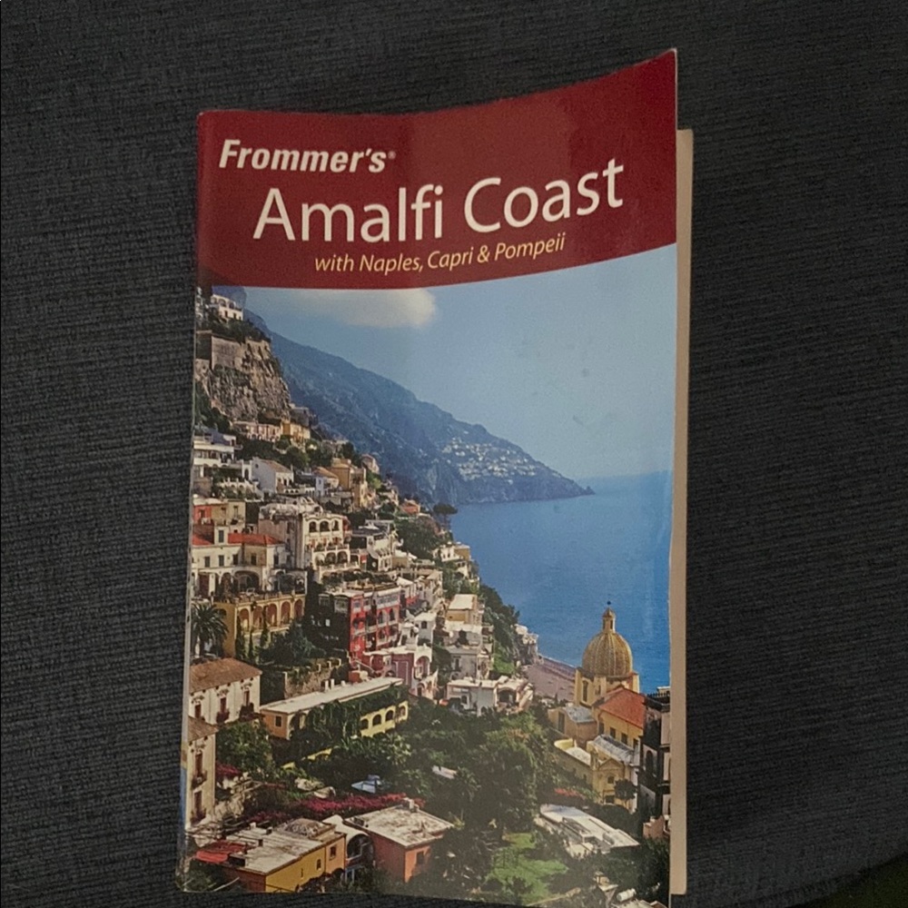 Amalfi Coast Coffee Table Book - Red Cover